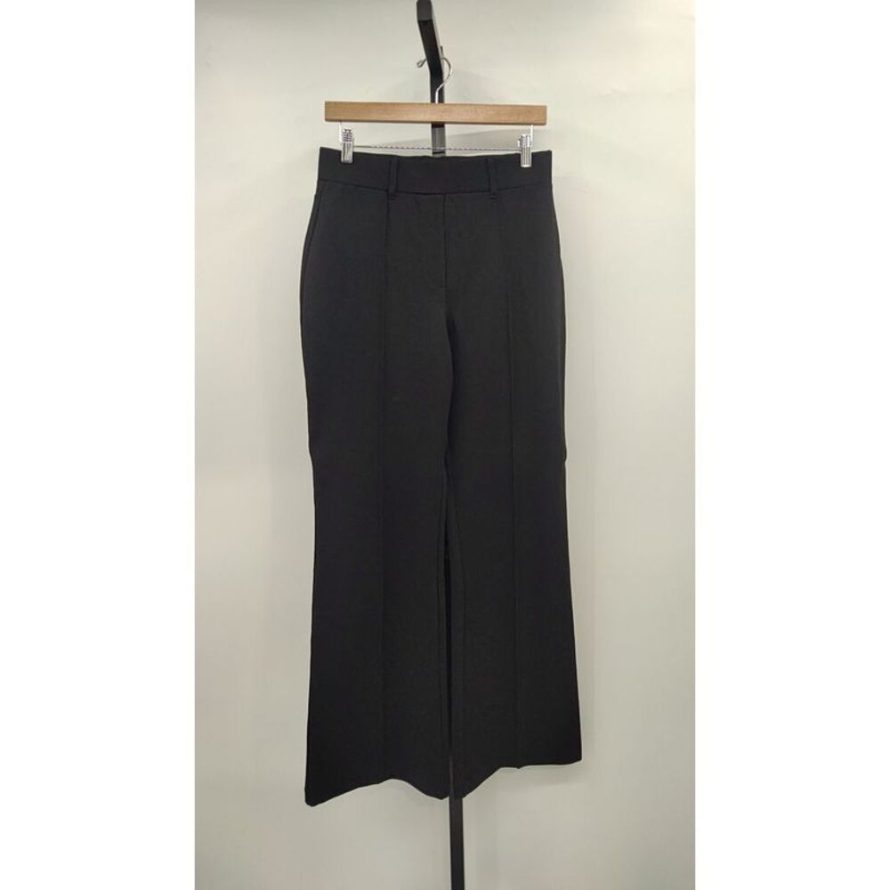 Quince Black Wide-Leg Dress Pants